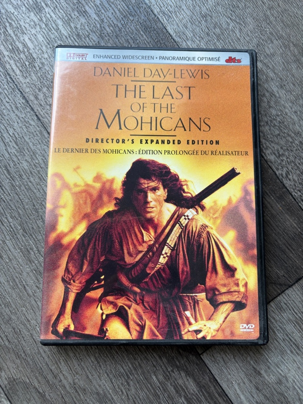 Daniel Day-Lewis The Last of the Mohicans DVD